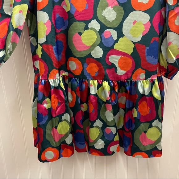 NWT Emily McCarthy Bella Dress in Winter Pop Cheetah Sz XL - Picture 7 of 13